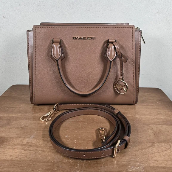 Michael Kors Tan Crossbody Bag - Picture 1 of 8